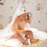 Akuku Bijeli ručnik s kapuljačom | shoptok.hr