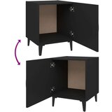  Noćni ormarići 2 kom crni od konstruiranog drva | shoptok.hr