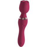 You2Toys Rosenrot - punjivi vibrator za masažu od ružičastih vlakana (crveni) | shoptok.hr