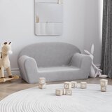  Dječji dvosjed svjetlosivi od mekanog pliša | shoptok.hr