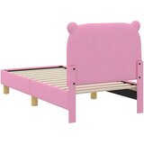  Okvir kreveta za malu djecu s naslonom Ružičasta 70 x 140 cm | shoptok.hr