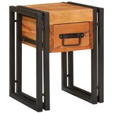  Konačna Stolić Smeđa i crna 30 x 30 x 40 cm Čvrsto drvo akacije | Eponuda.ba