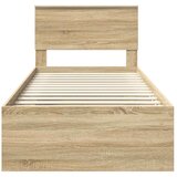  Okvir za krevet Sonoma 100 x 200 cm Konstruirano drvo | shoptok.hr