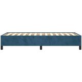  Posteljni okvir temno moder 100x200 cm žamet, (20684487) | Shoptok.si