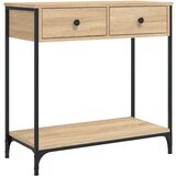  Konzolni stol boja hrasta 75 x 34 5 x 75 cm konstruirano drvo | shoptok.hr