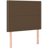  Box spring postelja z vzmetnico temno rjava 90x200 cm blago, (20930582) | Shoptok.si