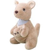  igračka Klokan s mladuncem 23cm - bež | shoptok.hr