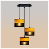  Visilica na sajli ALBA 3xE27/15W/230V, prečnik 40 cm, crna/smeđa | Eponuda.com