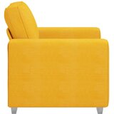 SOFA fotelja svijetložuta 100x77x82 cm korduro tkanina | shoptok.hr