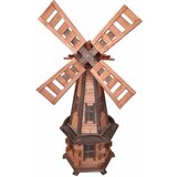  Drvena vrtna vjetrenjača, rotirajuća, ukrasna 140 cm | shoptok.hr