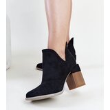Gemre Black asymmetrical insulated ankle boots Nadica | Shoptok.si