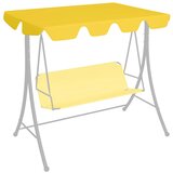 vidaXL Streha za vrtno gugalnico rumena 188/168x145/110 cm, (20729292) Cene