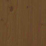  Vrtni stolček za noge medeno rjav 120x80 cm trdna borovina | Shoptok.si