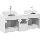  Set ormarića za kupaonicu 3 kom. Bijela 49,5 x 41 x 62,5 cm | shoptok.hr