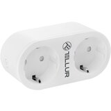 Tellur SMART WIFI AC DUAL PLUG, ENERGY READING, 16A, 2400W, (08-tll331061) | shoptok.hr