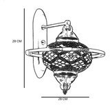  Zidna lampa YENI 1xE27/40W/230V bronzana | Eponuda.com