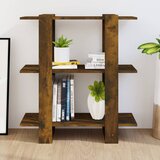 Ormarić za knjige / pregrada boja dimljenog hrasta 80x30x87 cm | shoptok.hr