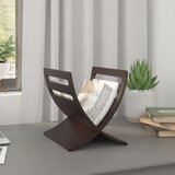 vidaXL Leseno stojalo za revije rjave barve, (21008464) | Shoptok.si