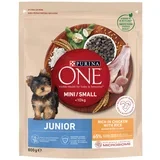 Purina ONE® Mini Junior, bogato piletinom, s rižom, 8x800g