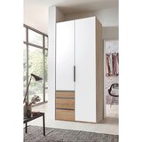 MID.YOU omara s klasičnimi vrati, bela, hrastova deska | Shoptok.si