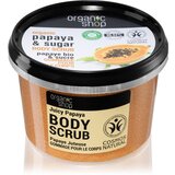 Organic Shop Organic Papaya & Sugar šećerni peeling za tijelo 250 ml Cijene