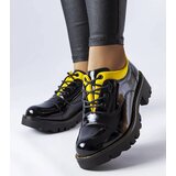 Gemre Black and yellow patent l'Amandier oxfords Cijene