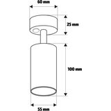  Brilagi - Zidna spot lampa SELE 1xGU10/30W/230V crna | Eponuda.com