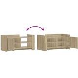 vidaXL Klubska mizica sonoma hrast 100x50x50 inženirski les | Shoptok.si
