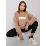 ex moda Sweatshirt-EM-BL-652.13P-dark beige