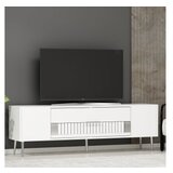 Hanah home tv polica Dekolp4 white silver