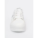Shelvt White sneaker with metallic silver accent | Shoptok.si