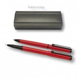  Pisaća garnitura Kudu, crvena, 193771, kemijska olovka+roler | shoptok.hr