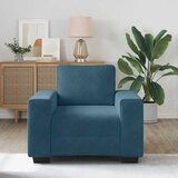 SOFA fotelja plava 100x77x82 cm baršun | shoptok.hr