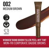Rimmel London Rimmel Wonder'Bond peel-off tint za obrve 002 Medium Brown | shoptok.hr