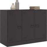 vidaXL Komoda crna 99 x 39 x 73 cm čelična | shoptok.hr