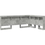  Skladišno uzglavlje Beton siva 120 cm Konstruirano drvo | shoptok.hr