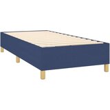  Box spring s madracem LED plavi 90x200 cm od tkanine | shoptok.hr