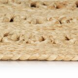  Ručno rađeni pleteni tepih od jute 90 cm | shoptok.hr