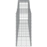  Lučne gabionske košare 2 kom 400x50x100/120cm pocinčano željezo | shoptok.hr