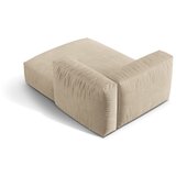 Micadoni Bež in kremno bel modul za sedežno garnituro iz tkanine bouclé (desni kot) Martina – Home | Shoptok.si