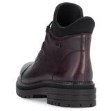 Rieker Gležnarji z vezalkami rdeče vijolična / črna | Shoptok.si