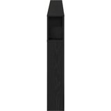  Glava kreveta s ormarićem Crni hrast 220 x 18,5 x 102,5 cm | Eponuda.com