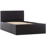  Hidraulični okvir za krevet od umjetne kože crni 100 x 200 cm | shoptok.hr