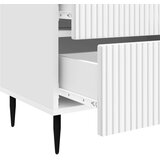  Noćni ormar s ladicama Bijela visokog sjaja 62 x 34,5 x 47,5 cm | Eponuda.com