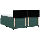  Krevet s oprugama i madracem tamnozeleni 180x200 cm baršunasti | shoptok.hr