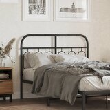 The Living Store kovinsko posteljno vzglavje črno 120 cm - vzglavje, (21418534) Cene