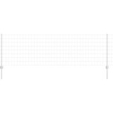 vidaXL Set vrtnarske ograje Set 2 Pocinkano jeklo 10m x 0.8m Vzdržljivo | Shoptok.si