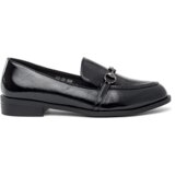 GOODIN Black patent leather women's loafers with decoration | shoptok.hr