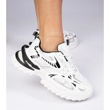 Gemre White sports sneakers on a chunky sole Lirata | shoptok.hr
