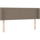  Uzglavlje s ušima smeđesivo 147x16x78/88 cm od tkanine | shoptok.hr